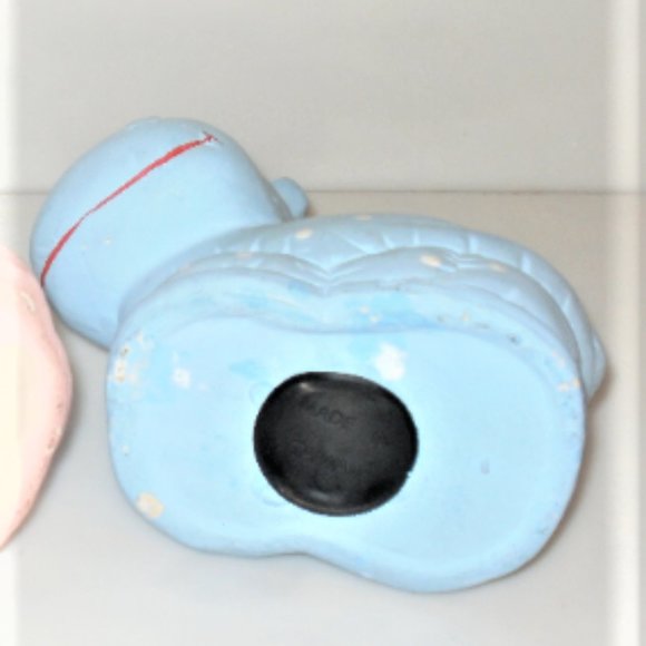 Vintage HIPPO Ceramic Piggy Bank Hand Painted Bank Hand Painted Hippo Baby Hippo - Picture 4 of 6